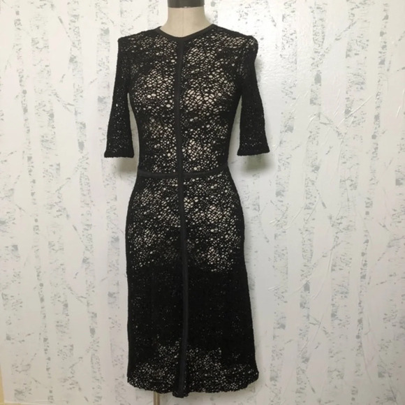 Calvin Rucker sheer stretch lace dress - Picture 2 of 8